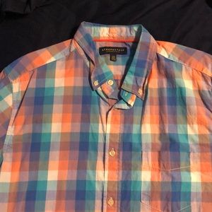 Aeropostale Plaid Short Sleeved Shirt